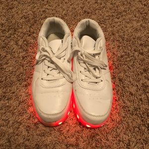 ☾BARELY USED Colored Light Up Rave Sneakers☾